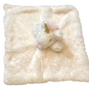 Mudpie Unicorn Baby Lovey Lovie Stuffy Security‎ Fuzzy Soft Blanket Whimsical